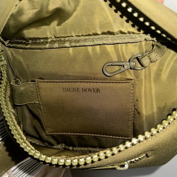 Dagne Dover Olive Neoprene Fanny pack crossbody essentials bag - Picture 12 of 15